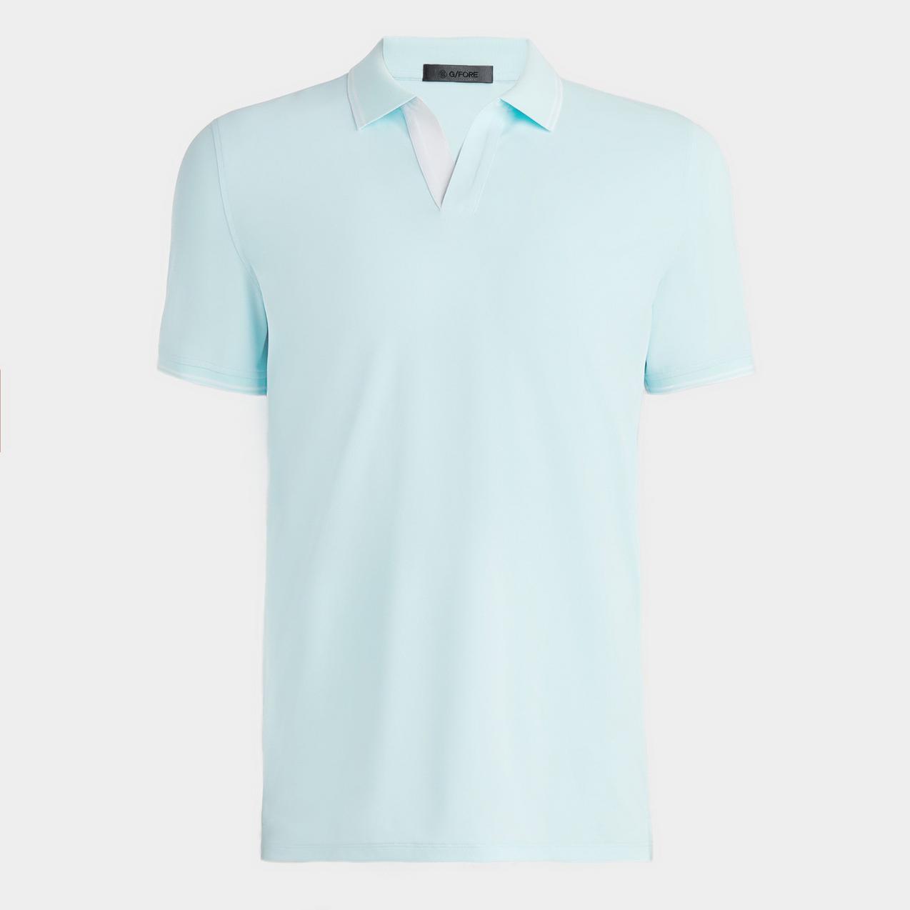 Men's Johnny Collar Short Sleeve Polo