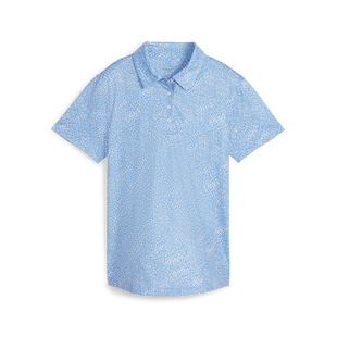 Women's Cloudspun Microdots Short Sleeve Polo PUMA