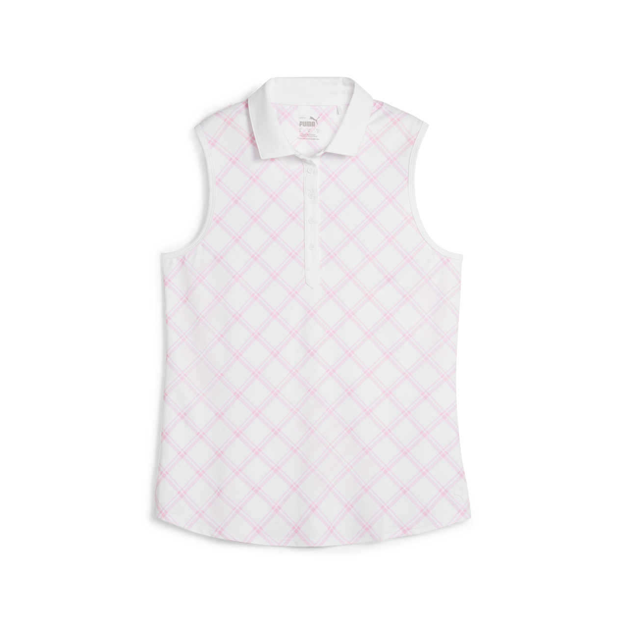 Women's Cloudspun Plaid Sleeveless Polo