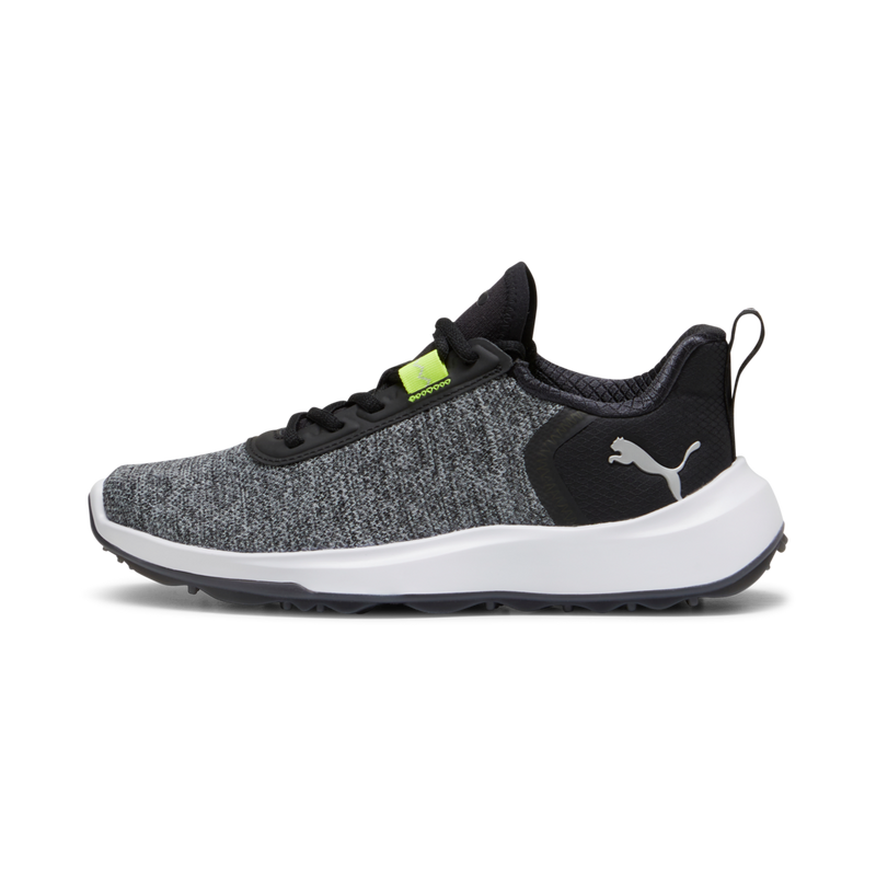 Prior Generation - Junior Fusion Crush Sport Spikeless Golf Shoe - Black/Lime