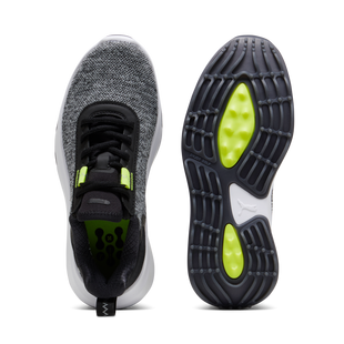 Junior Fusion Crush Sport Spikeless Golf Shoe - Black/Lime PUMA