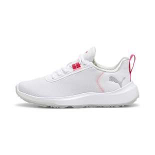 Prior Generation - Junior Fusion Crush Sport Spikeless Golf Shoe - White PUMA