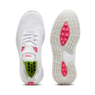 Junior Fusion Crush Sport Spikeless Golf Shoe - White PUMA