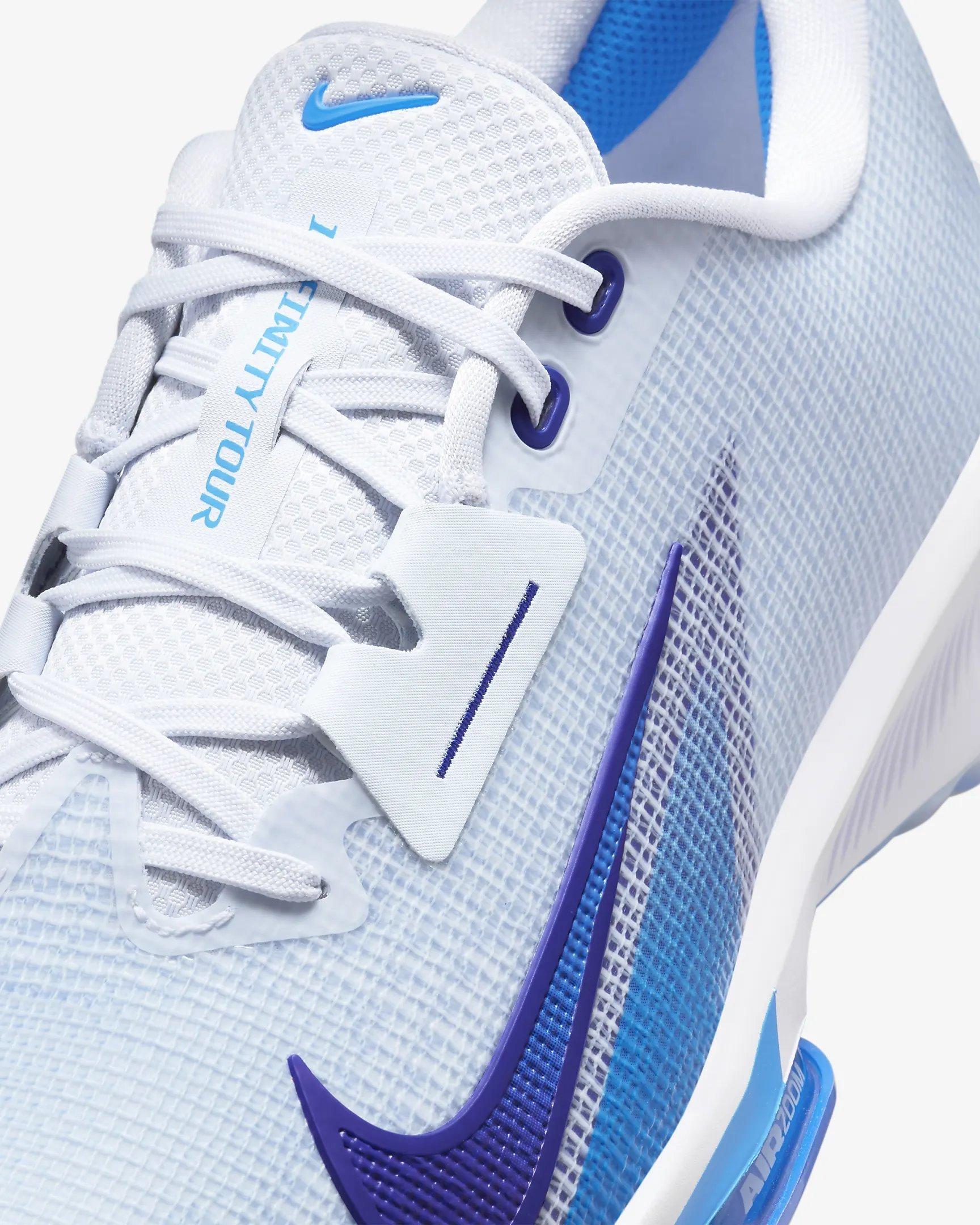 Prior Generation - Men's Air Zoom Infinity Tour NXT 2 Spikeless Golf Shoe Grey/Blue