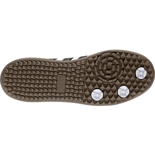 Chaussure Samba &agrave; crampons pour hommes - Blanc et noir ADIDAS