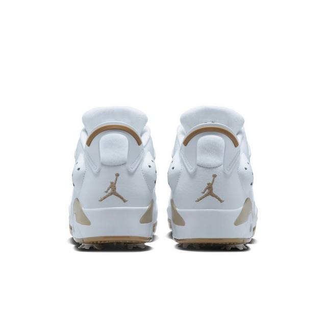 Jordan Retro 6 G Spiked Golf Shoe - White/Khaki | NIKE | Golf Town