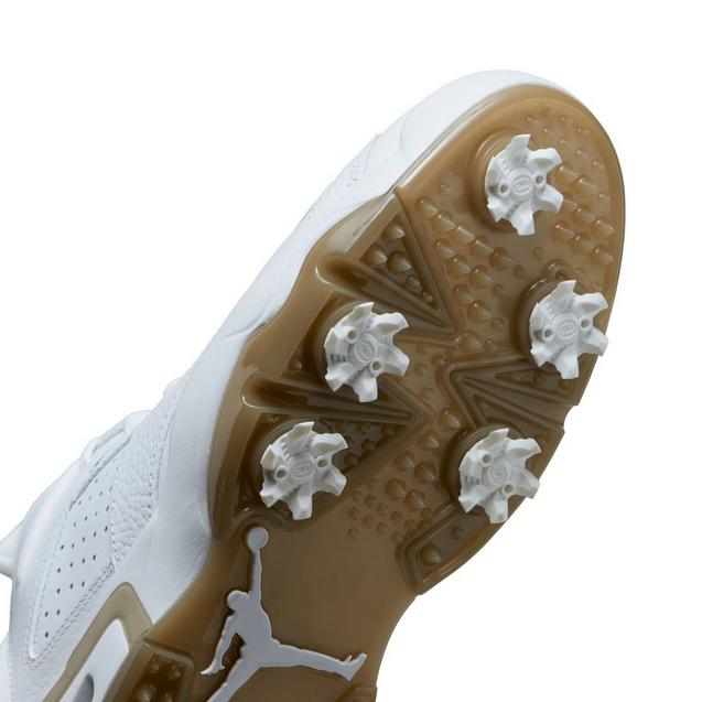 Jordan Retro 6 G Spiked Golf Shoe - White/Khaki | NIKE | Golf Town