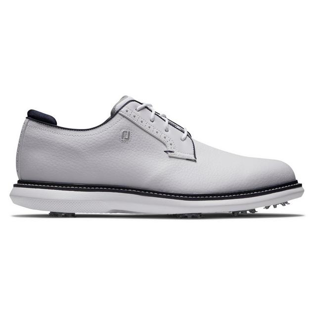 Men's Traditions Blucher Spiked Golf Shoe - White FOOTJOY