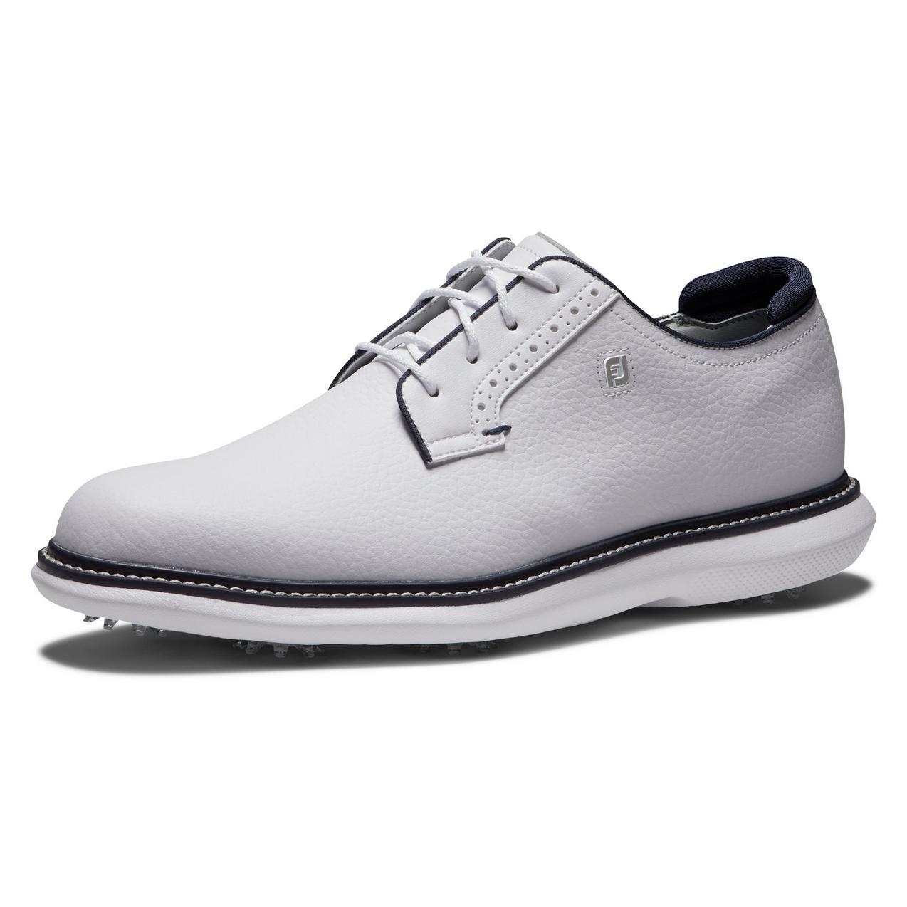 Men's Traditions Blucher Spiked Golf Shoe - White