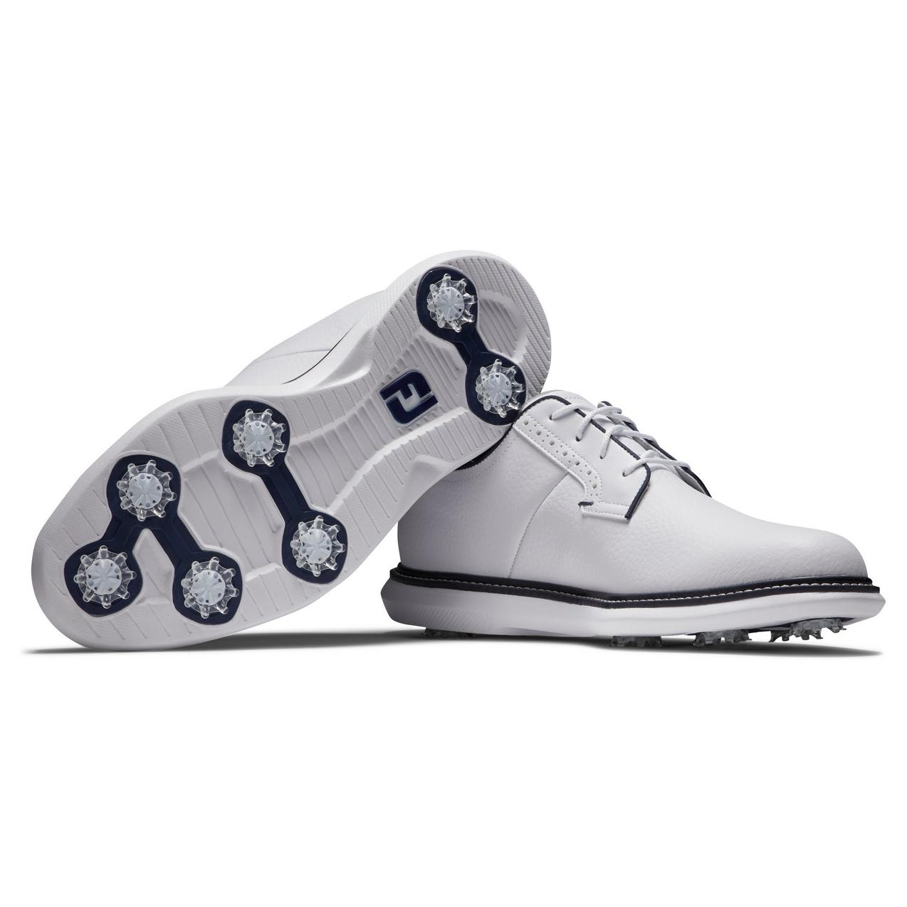 Men's Traditions Blucher Spiked Golf Shoe - White