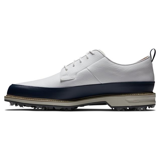 Men's Premiere Series Field LX Spiked Golf Shoe - White/Navy