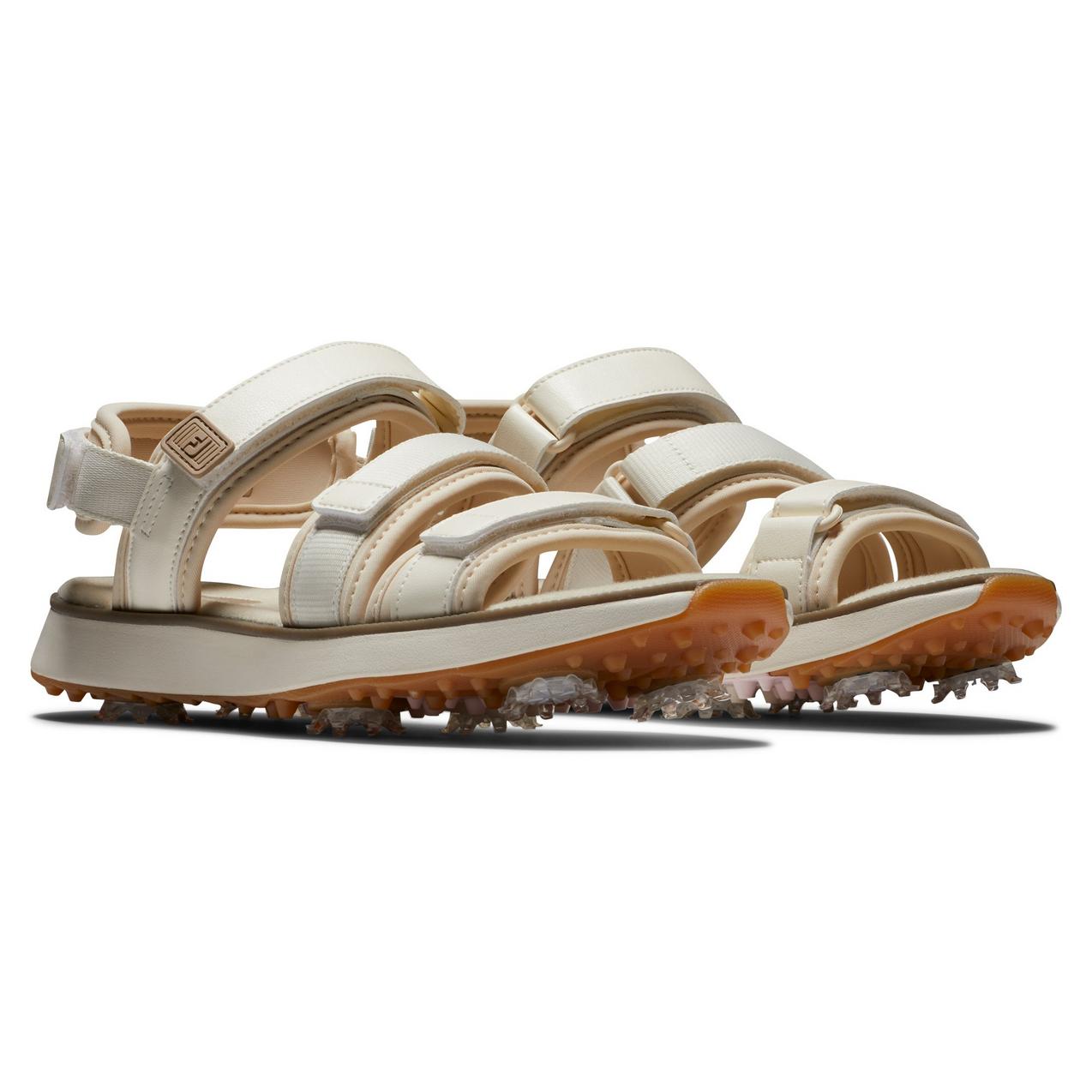 Women's Spiked Golf Sandal - Sand