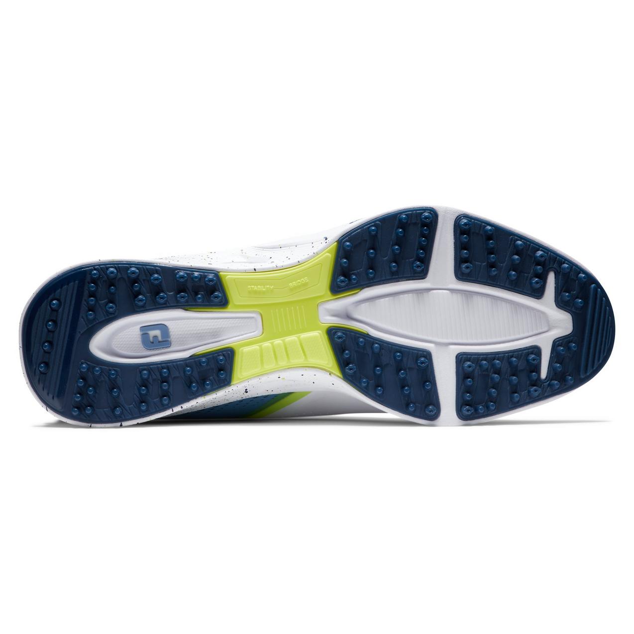 Men's Fuel Spikeless Golf Shoe - White/Blue