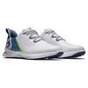 Men's Fuel Spikeless Golf Shoe - White/Blue