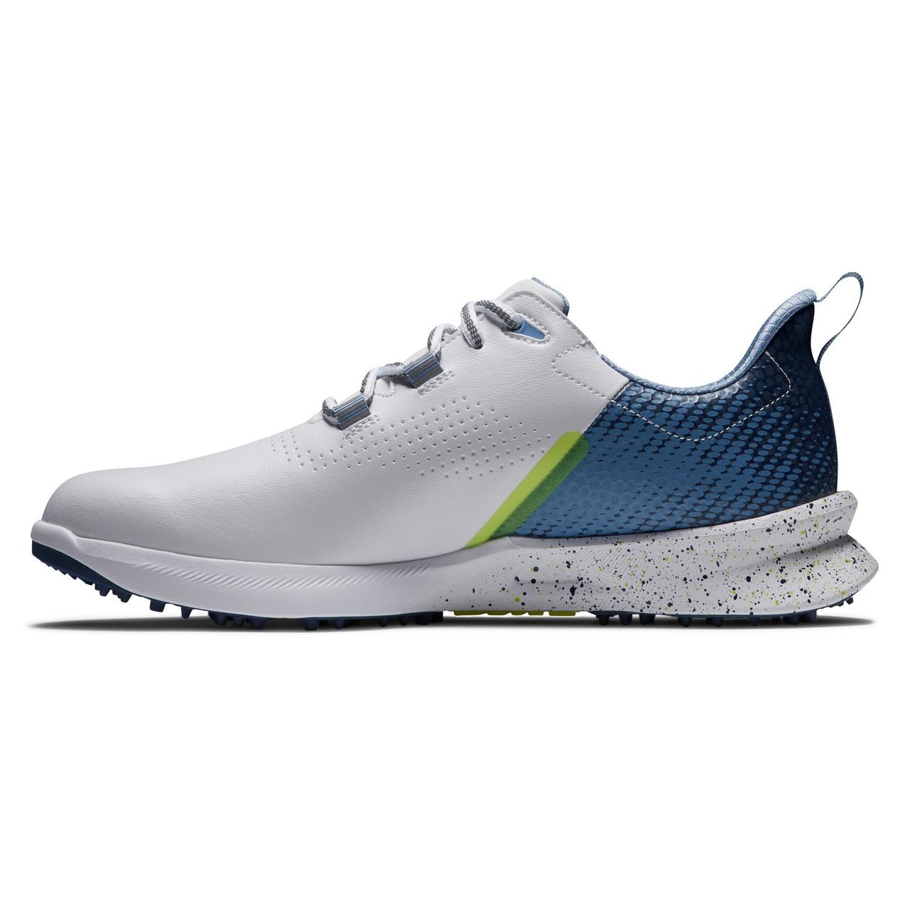 Men's Fuel Spikeless Golf Shoe - White/Blue