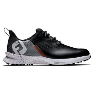 Prior Generation - Men's Fuel Spikeless Golf Shoe - Black/Red FOOTJOY