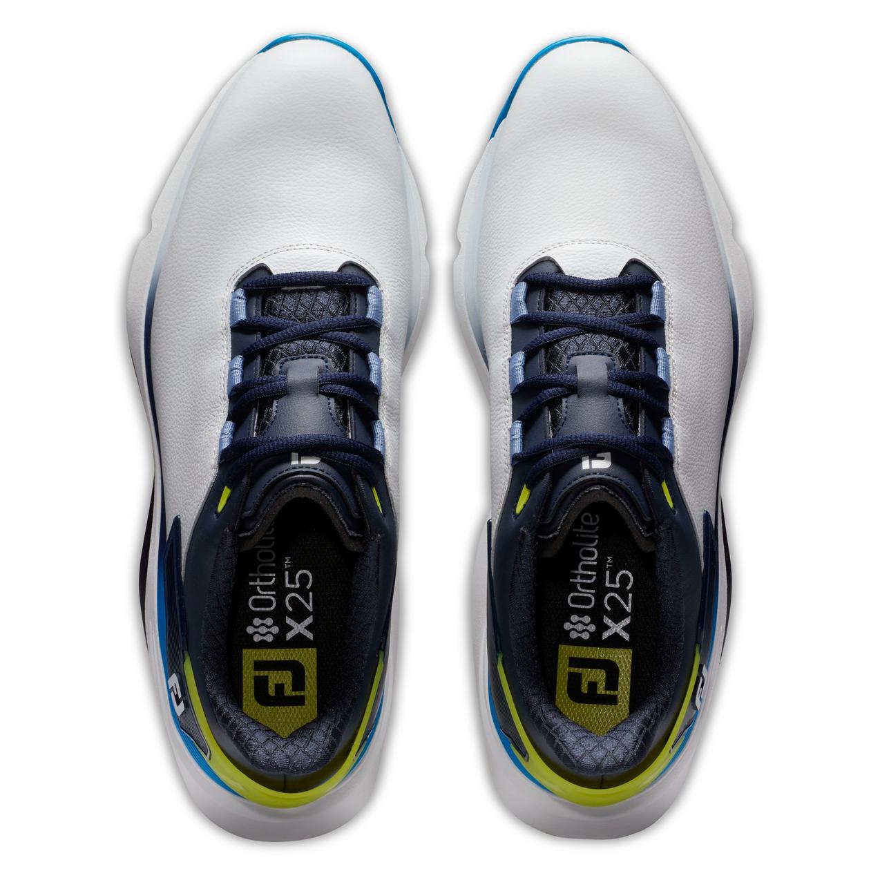 Men's Pro SLX Spikeless Golf Shoe - White/Navy | FOOTJOY | Golf