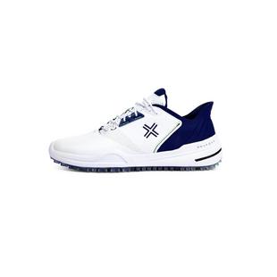 Men's X 005 Spikeless Golf Shoe - White/Navy PAYNTR