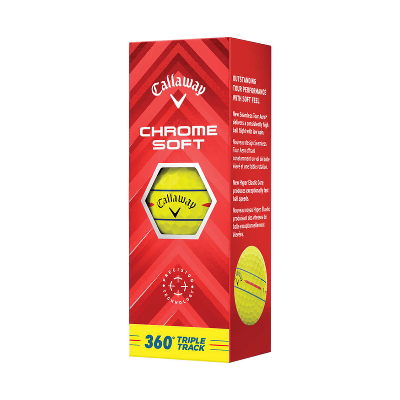 Chrome Soft Golf Balls - Triple Track 360