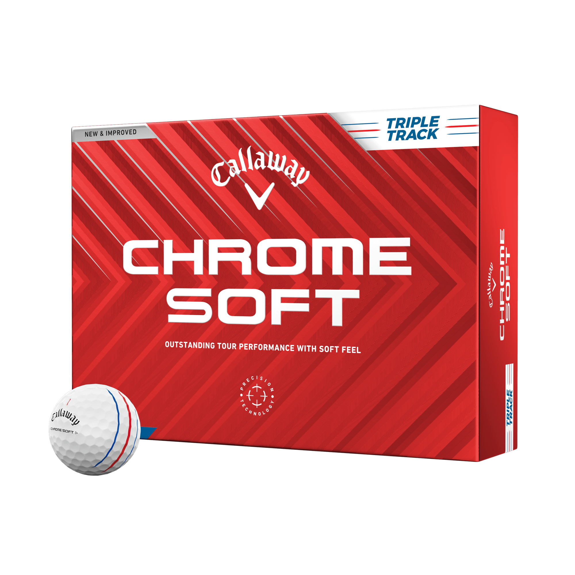 Prior Generation - Chrome Soft Golf Balls - Triple Track