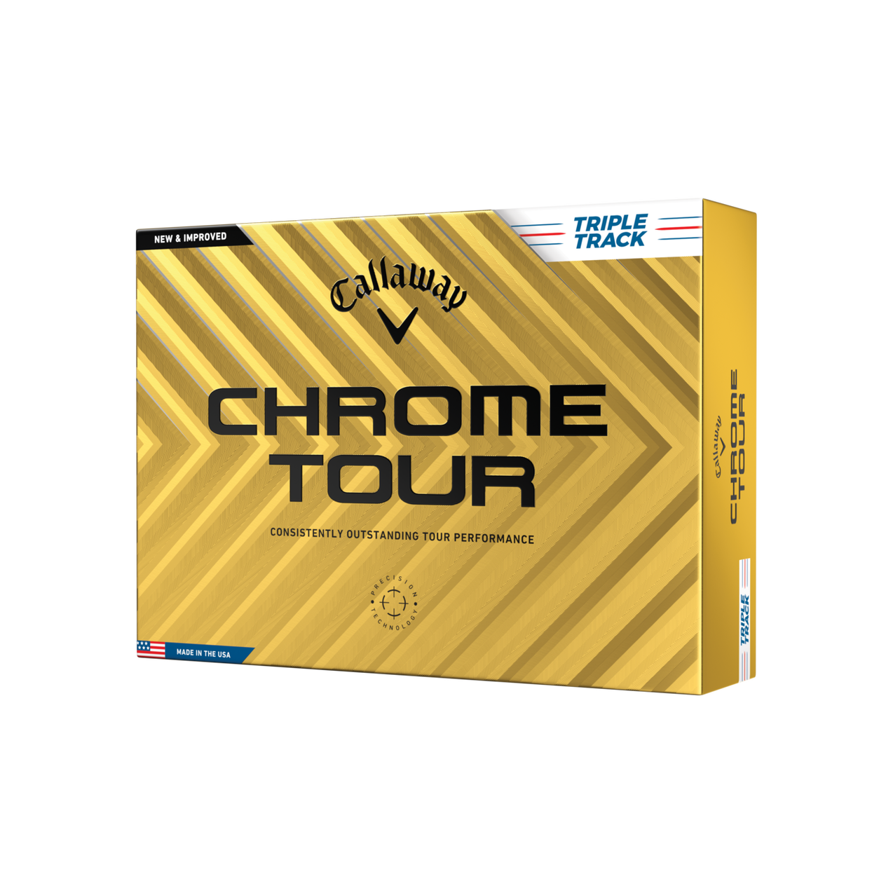 Chrome Tour Golf Balls - Triple Track