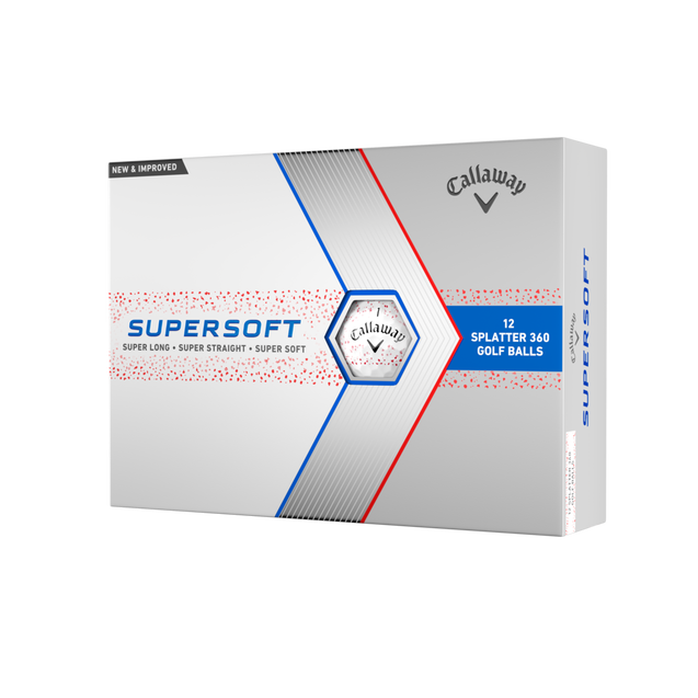 Supersoft Golf Balls - Splatter