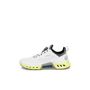 Chaussure BIOM C4 BOA sans crampons pour hommes - Blanc et jaune