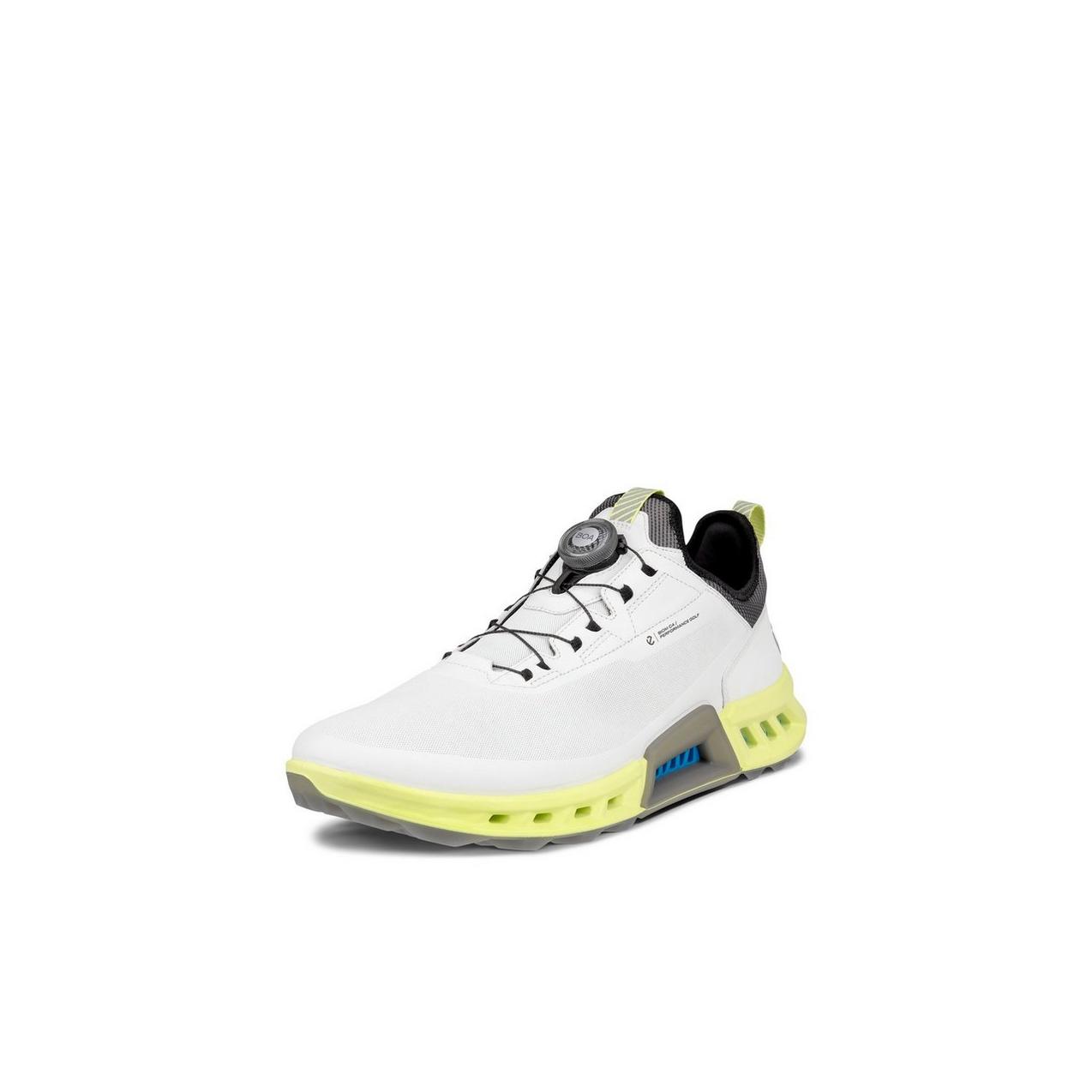 Men's BIOM C4 BOA Spikeless Golf Shoe - White/Yellow