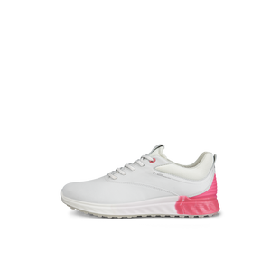 Chaussure S-Three sans crampons pour femmes - Blanc et rose