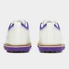 Chaussure Gallivanter en cuir sans crampons pour hommes - Blanc et mauve