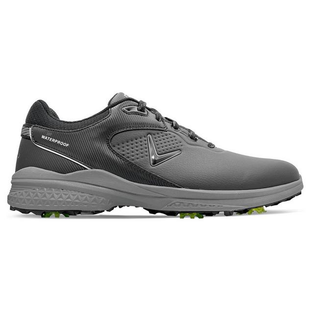 Men's Solana TRX V3 Spiked Golf Shoe - Black/Grey | CALLAWAY | Golf ...