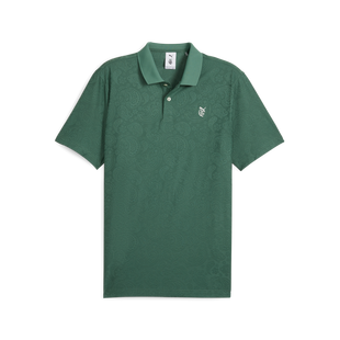 Men's Puma X Quiet Golf Jacquard Paisley Short Sleeve Polo