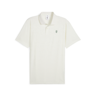 Men's Puma X Quiet Golf Jacquard Paisley Short Sleeve Polo