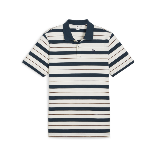 Men's Puma X Quiet Golf Sunday Stripe Short Sleeve Polo PUMA