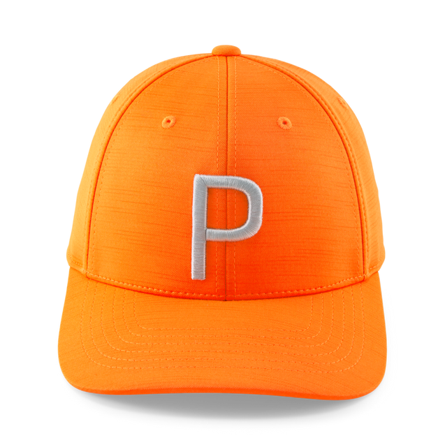 PUMA Golf Cap P Logo Rickie Orange SS24