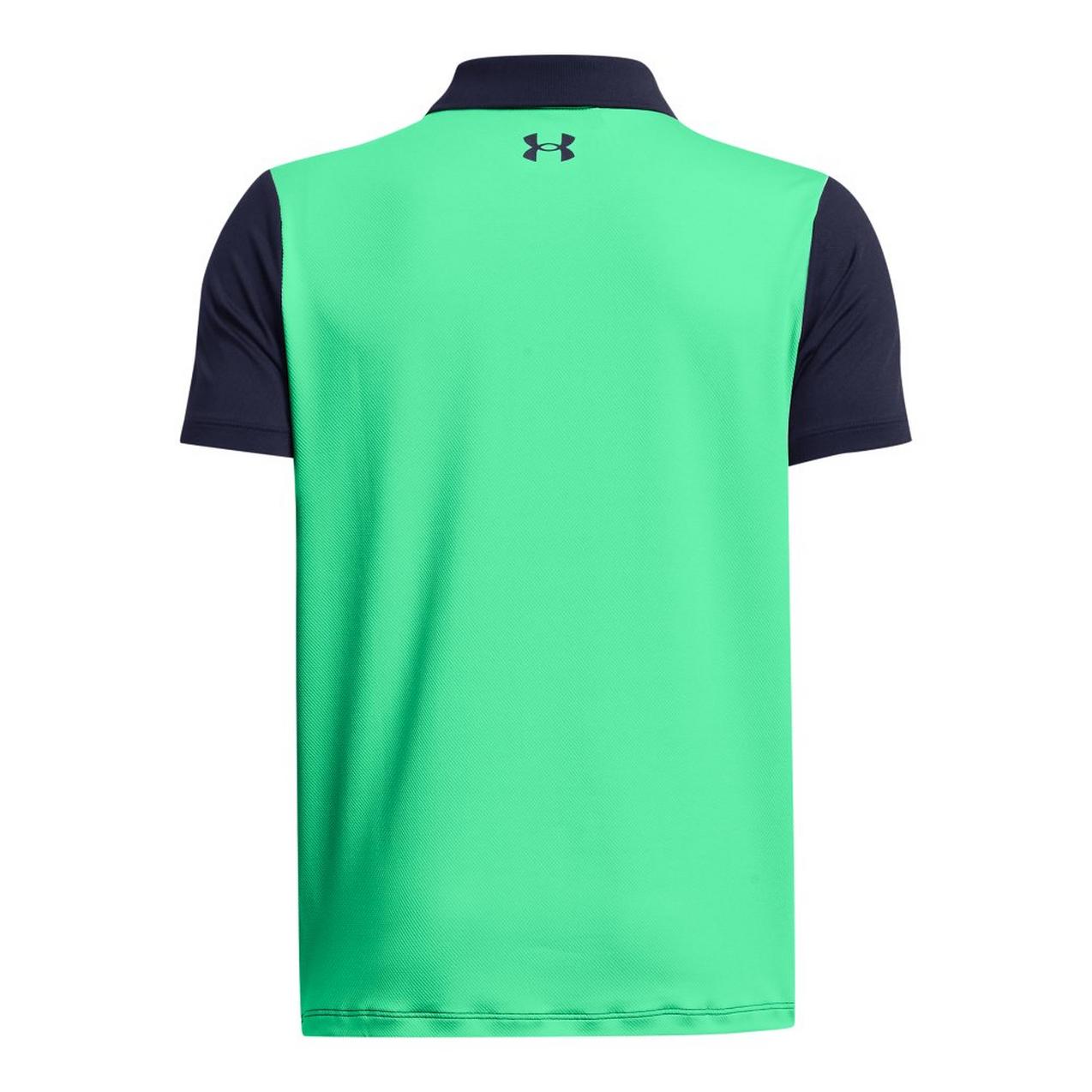 Boy's Performance Colourblock Short Sleeve Polo