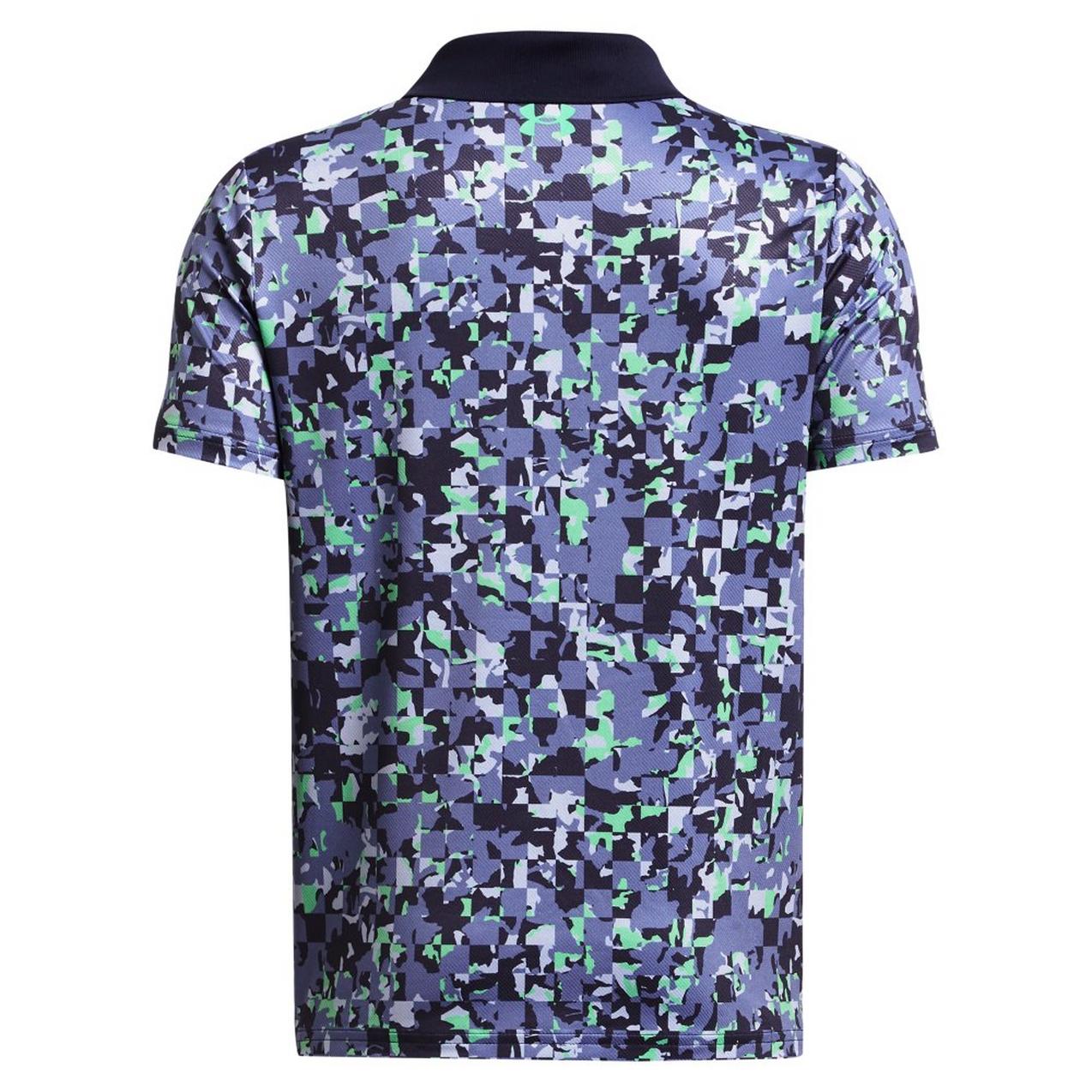 Boy's Performance Printed Short Sleeve Polo