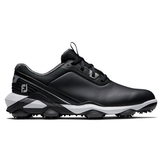 Prior Generation - Men's Tour Alpha 24 Spiked Golf Shoe - Black/White FOOTJOY