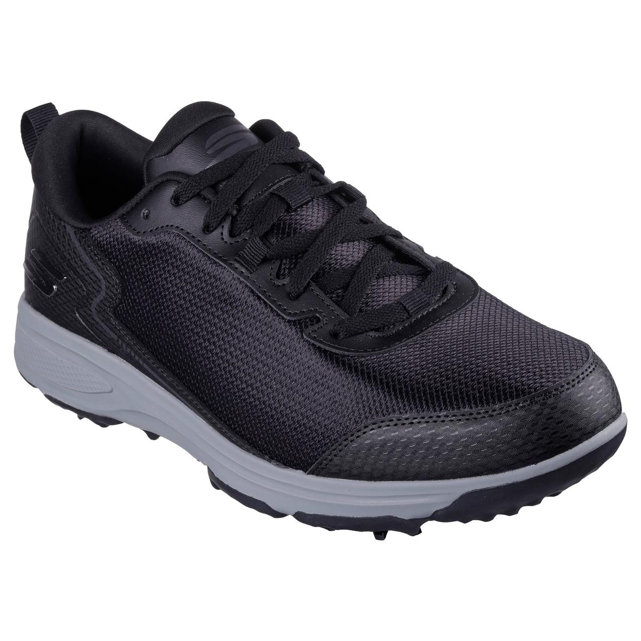 Men's Go Golf Torque Sport 2 Spiked Golf Shoe - Black/Grey (Wide)