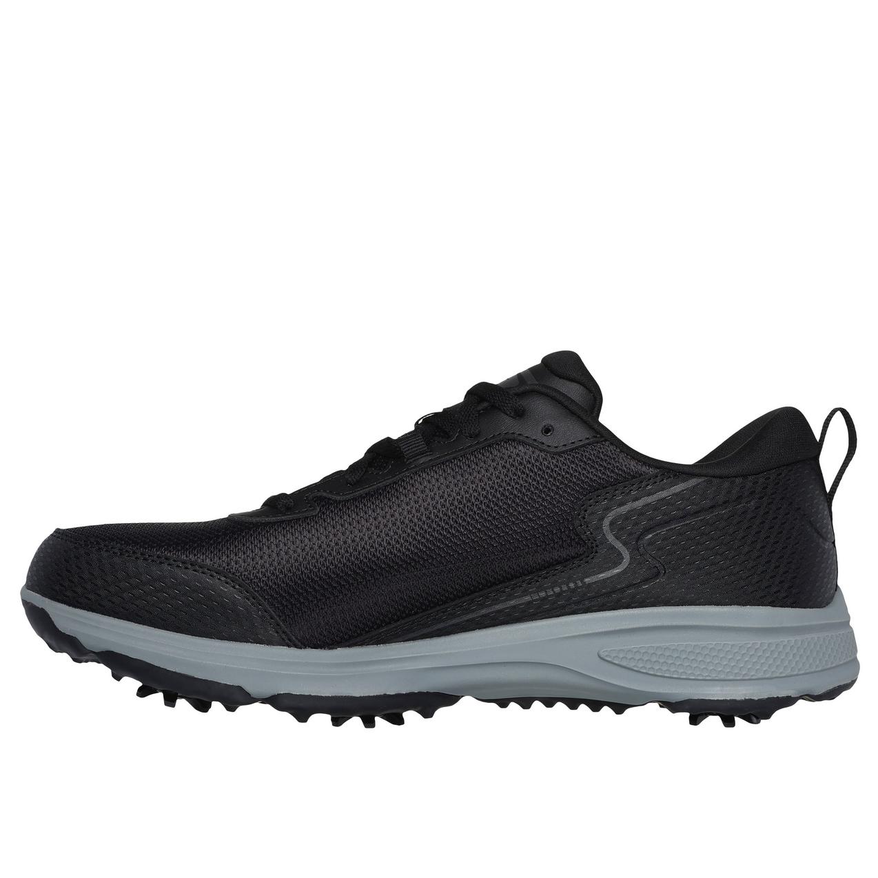 Men's Go Golf Torque Sport 2 Spiked Golf Shoe - Black/Grey (Wide)