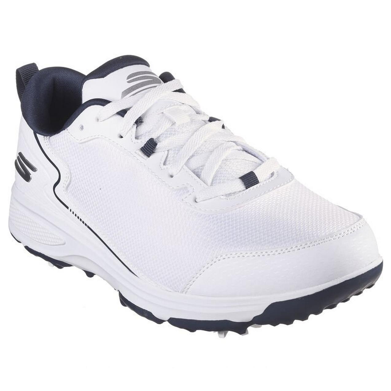 Men's Go Golf Torque 2 Spikeless Golf Shoe - White/Navy (Wide)