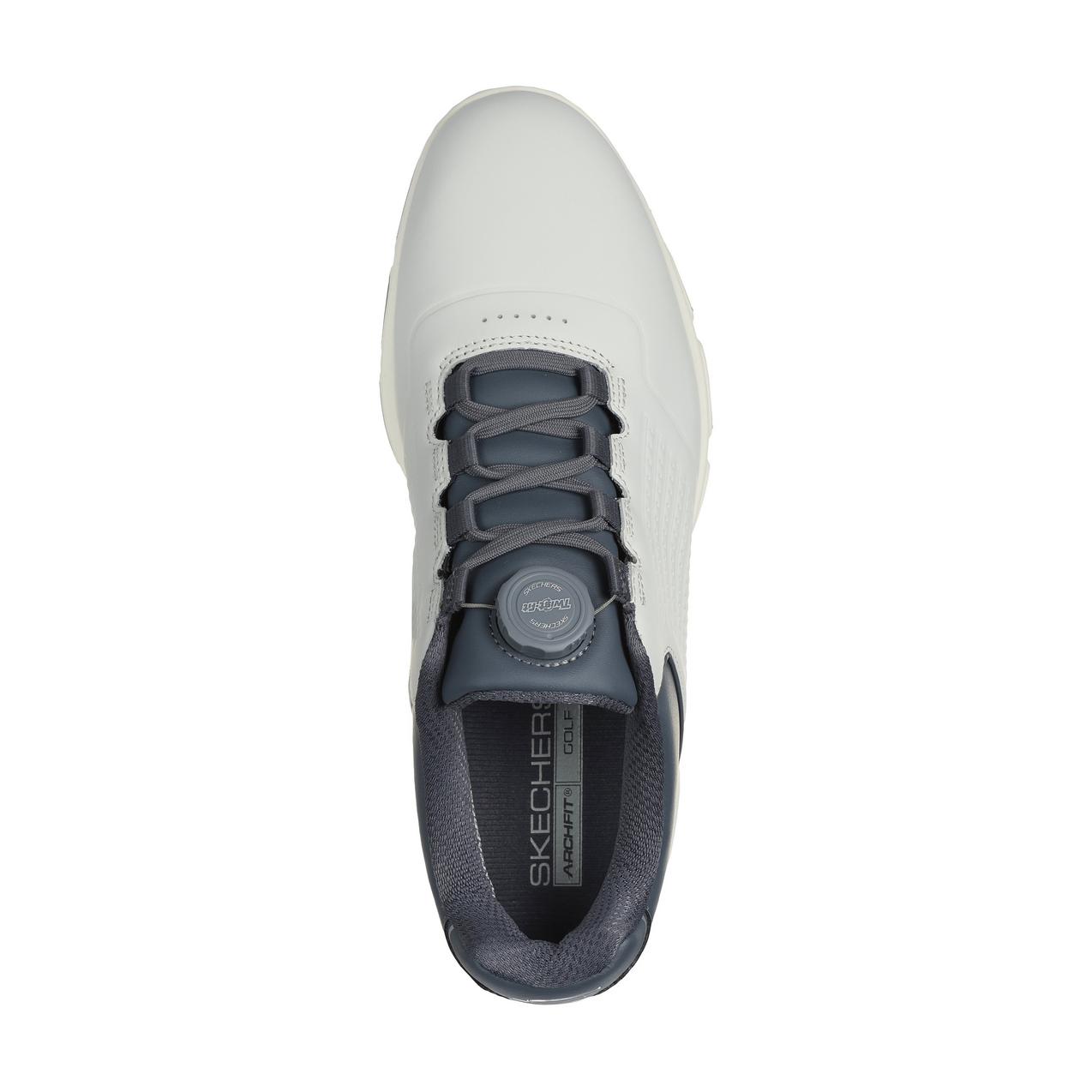 Men's Go Golf Pro 6 SL Twist Spikeless Shoe - White/Grey