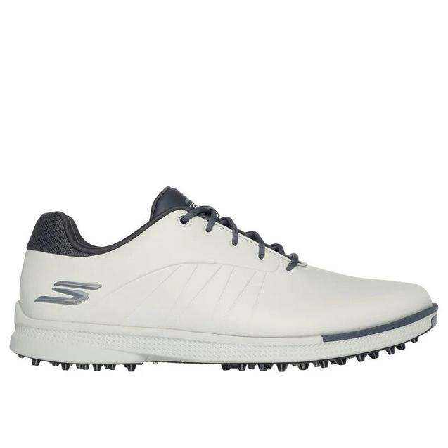 Men's Go Golf Tempo GF Spikeless Golf Shoe - Off-White/Grey SKECHERS