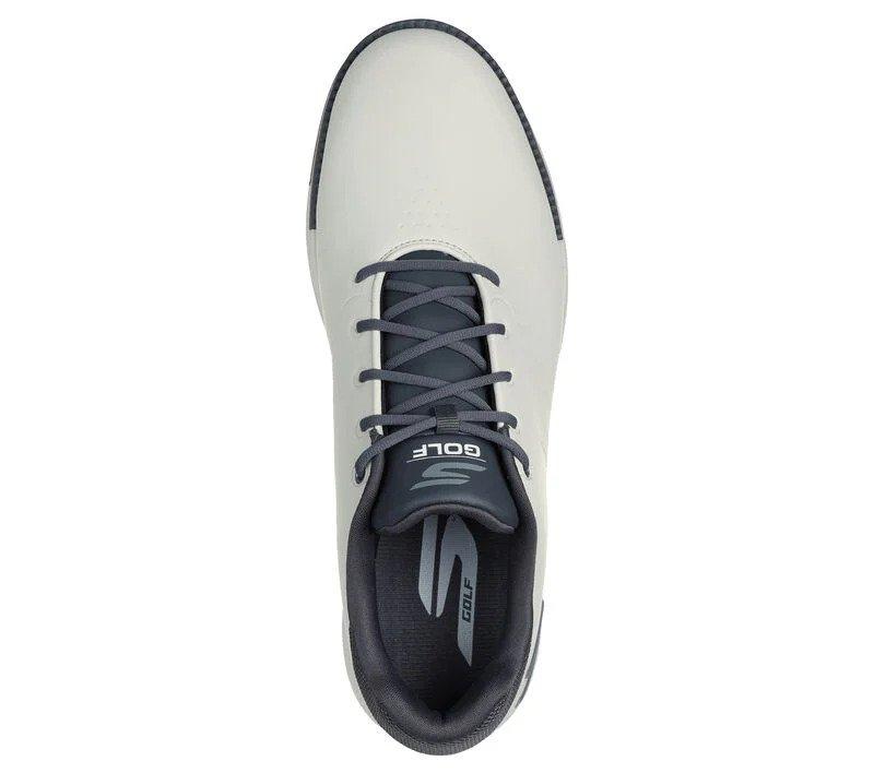 Men's Go Golf Tempo GF Spikeless Shoe - Off-White/Grey