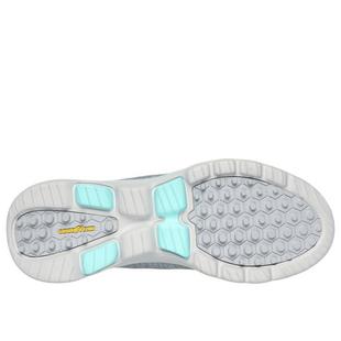 Women's Go Golf Walk 5 Slip-On Shoes - Grey/Turquoise SKECHERS