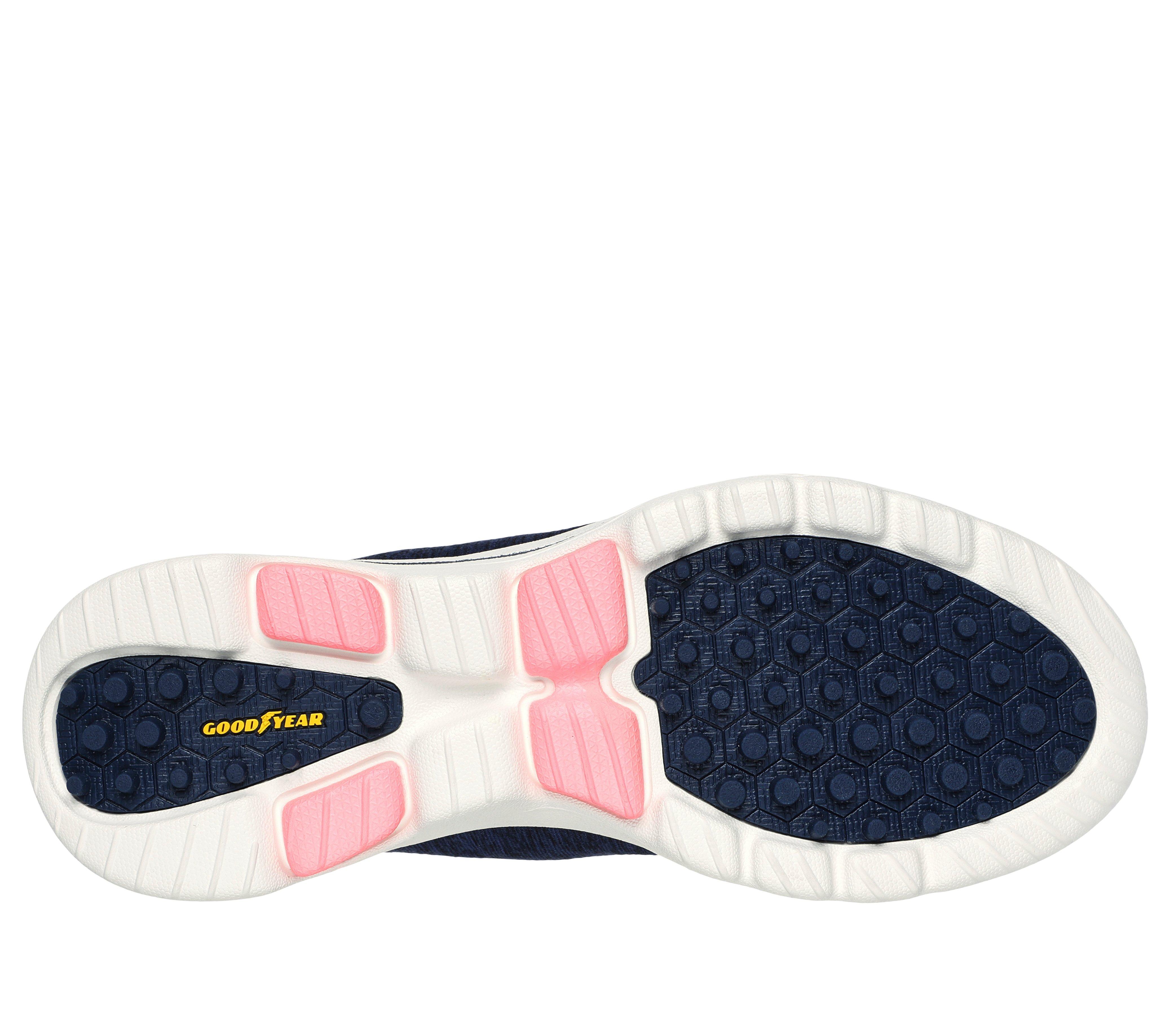 Women's Go Golf Walk 5 Slip-On Shoes - Navy/Pink