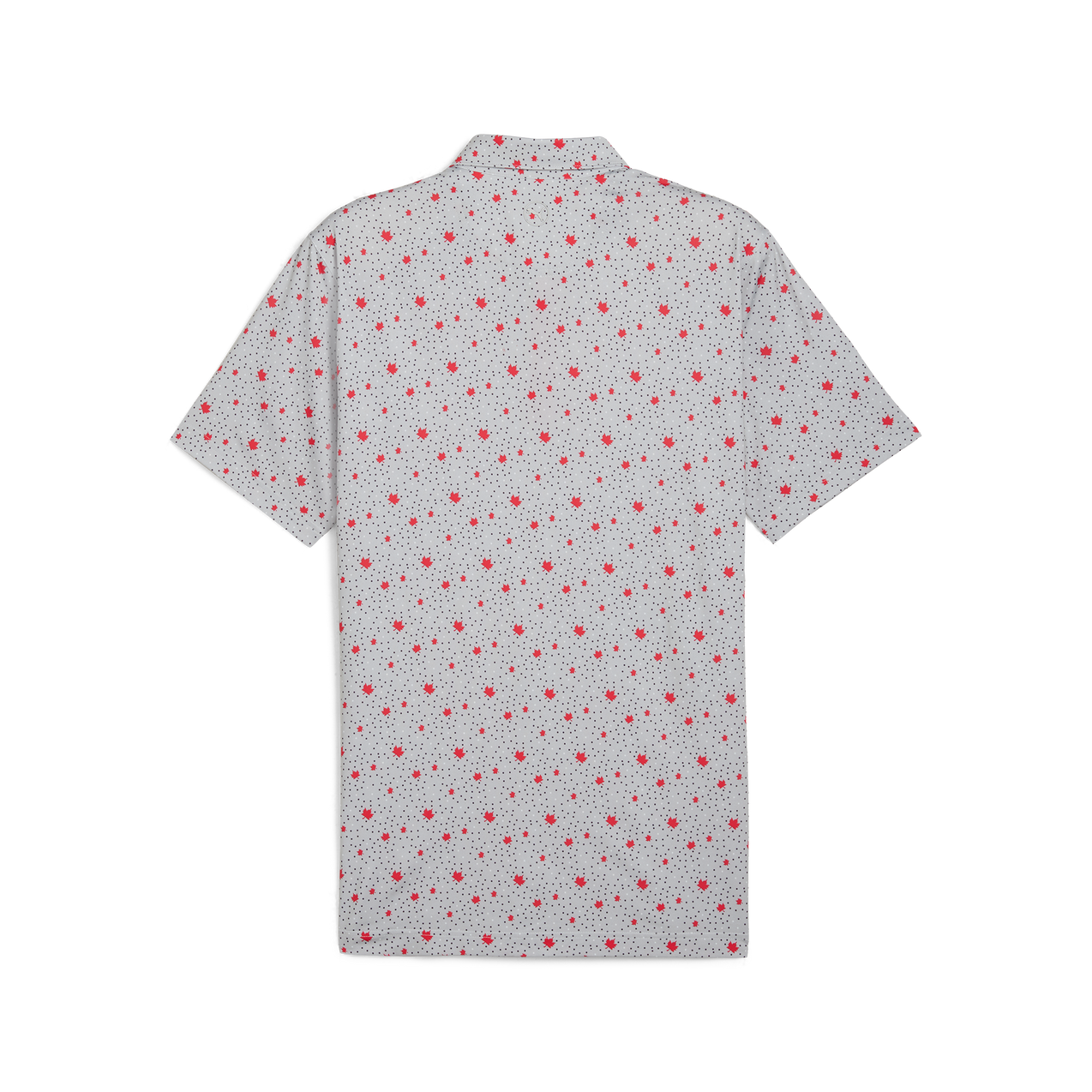 Men's Canada Maple Dot Short Sleeve Polo