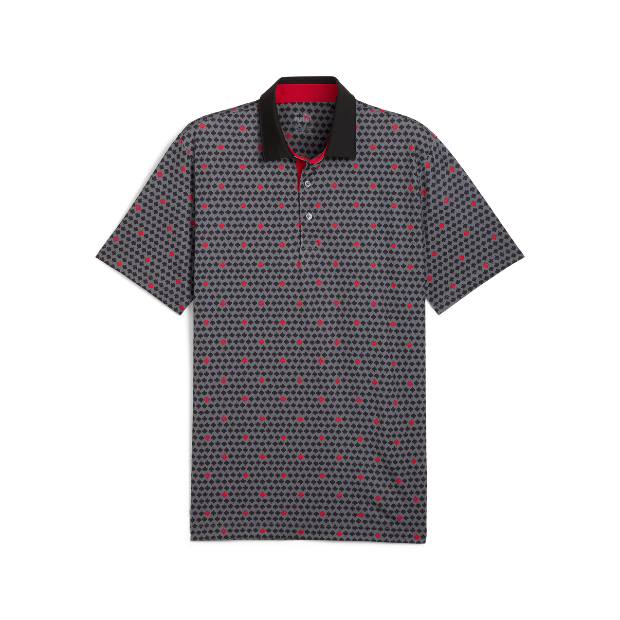 Men's Canada Maple All Over Print Short Sleeve Polo