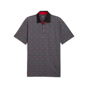Men's Canada Oly Maple All Over Print Short Sleeve Polo
