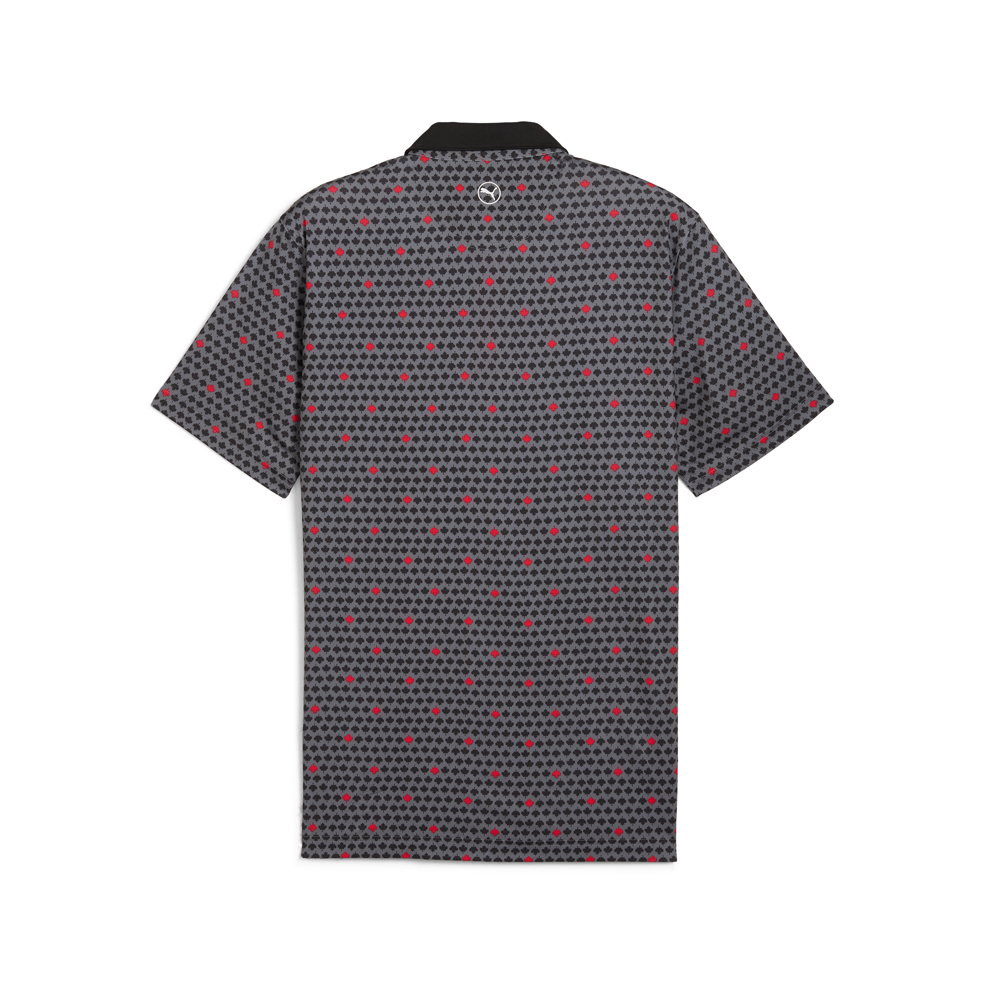 Men's Canada Maple All Over Print Short Sleeve Polo